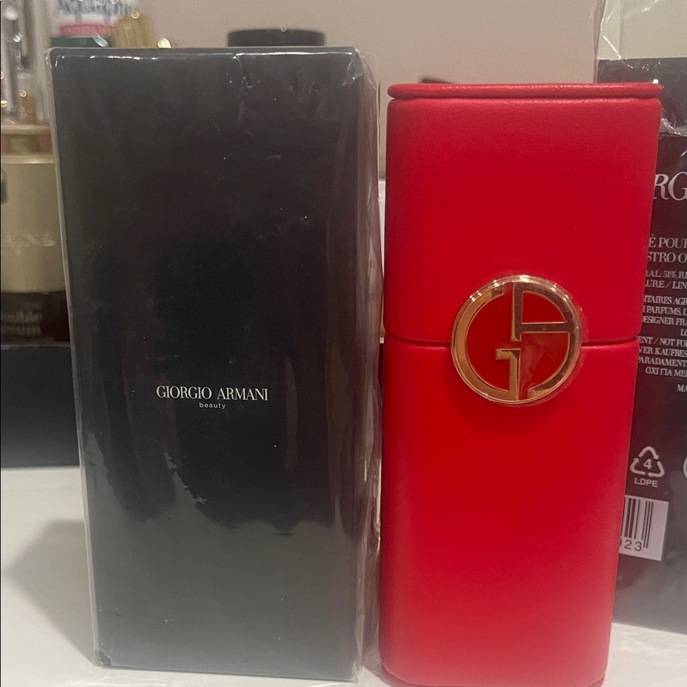 Giorgio Armani Bold Red lipstick case…new in box